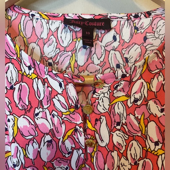 Juicy Couture Pink Smocked Waist Mini Dress - Picture 2 of 6